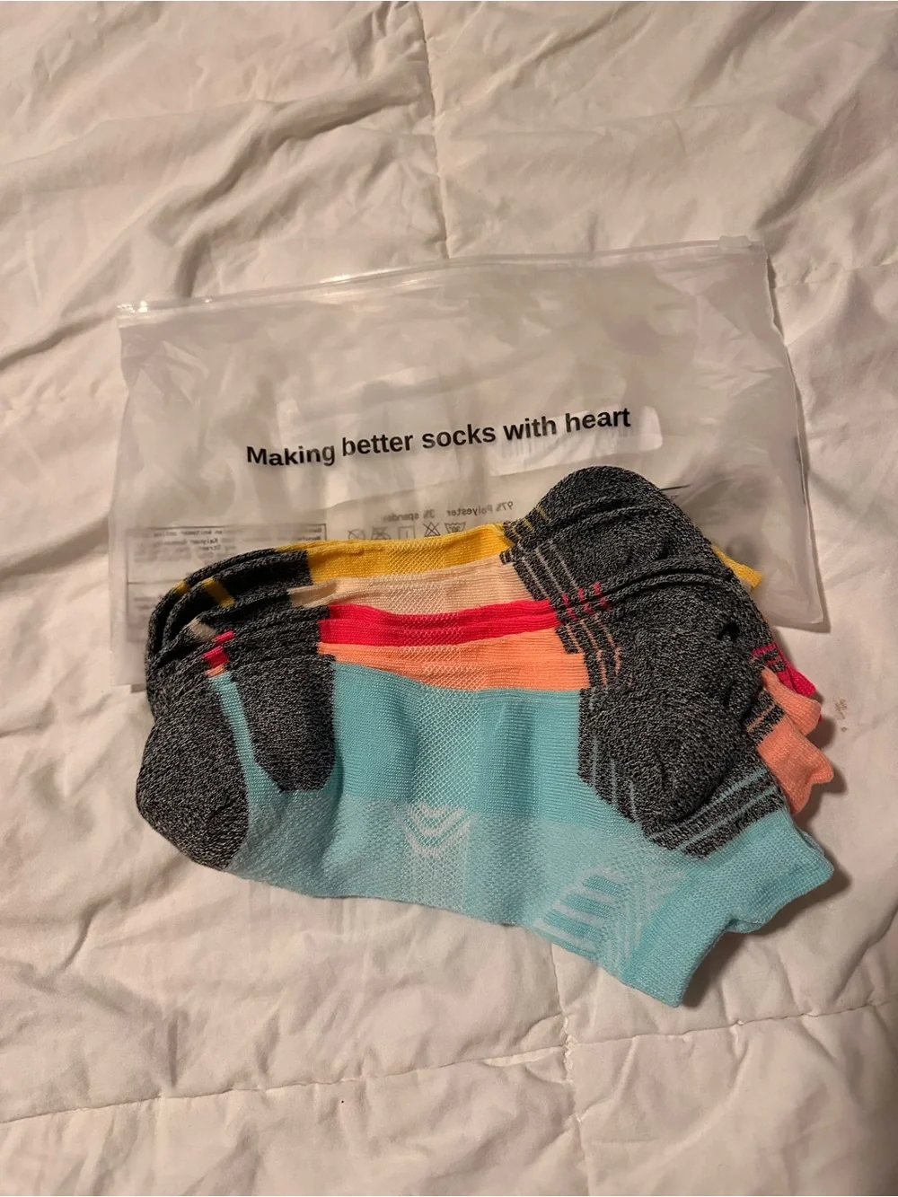 Multi-Color Unisex Low-Cut Socks